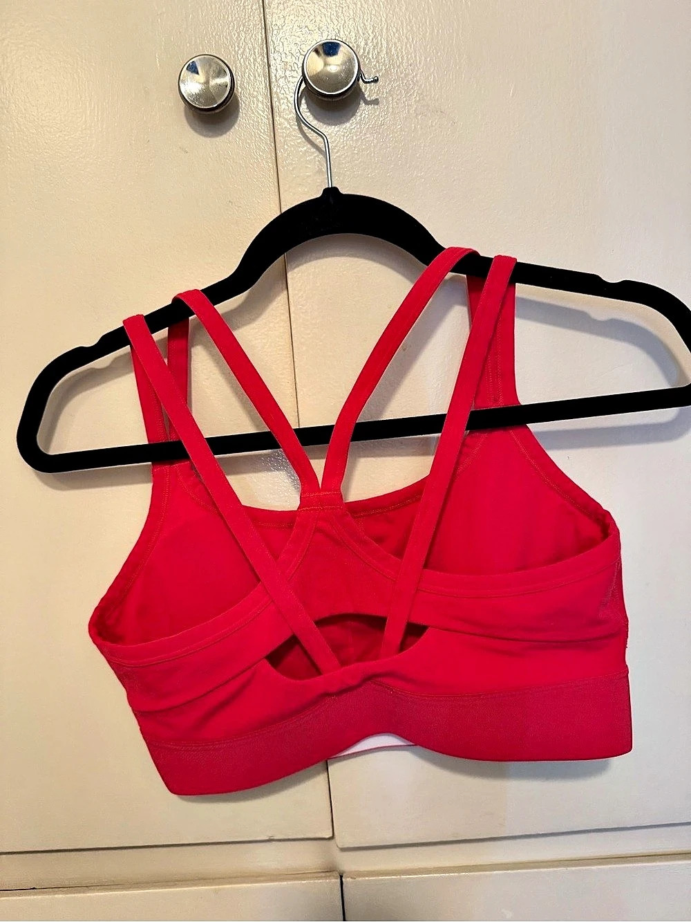Fabletics Red Athletic Shorts Set - Picture 3 of 5